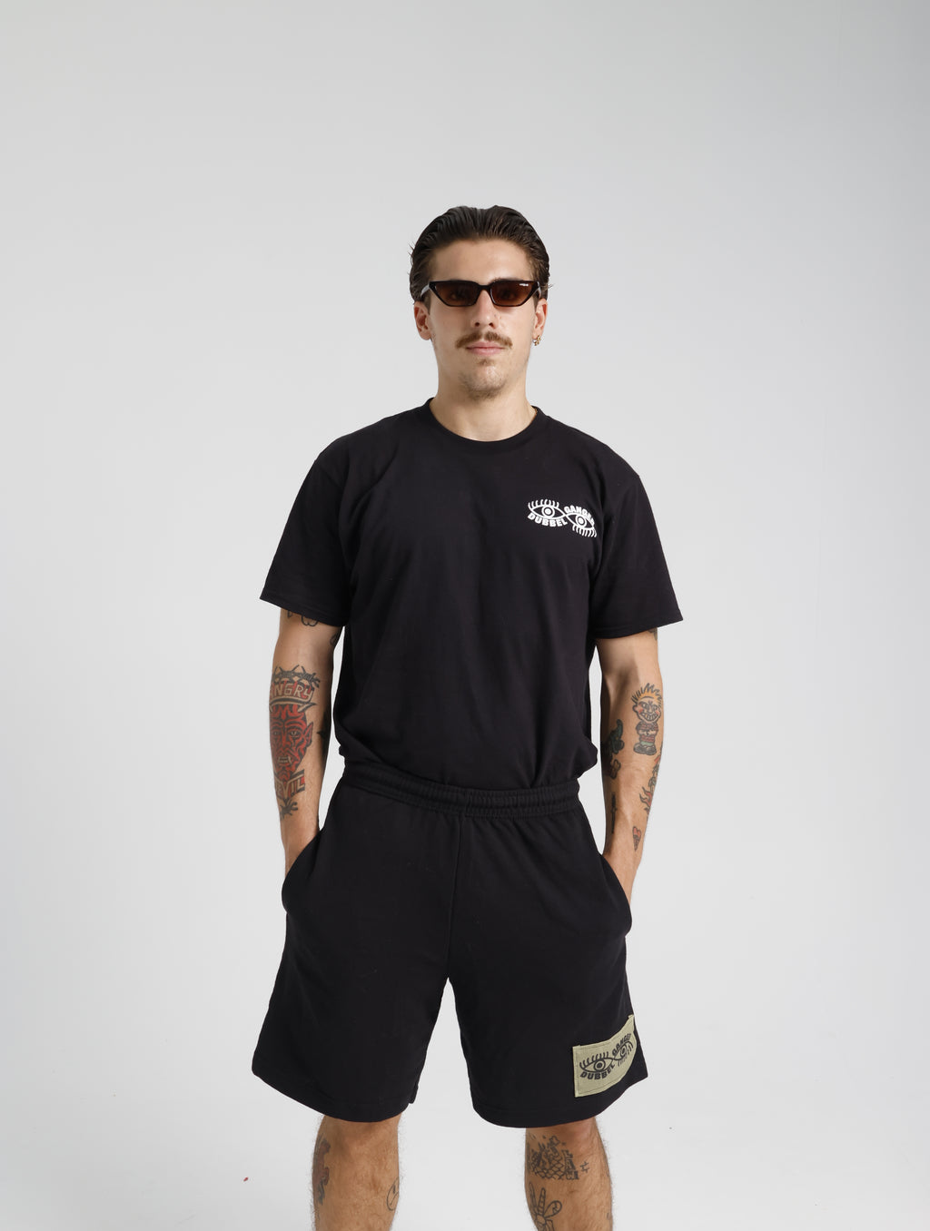 DUBBEL GÄNGER —  SHORTS BLACK