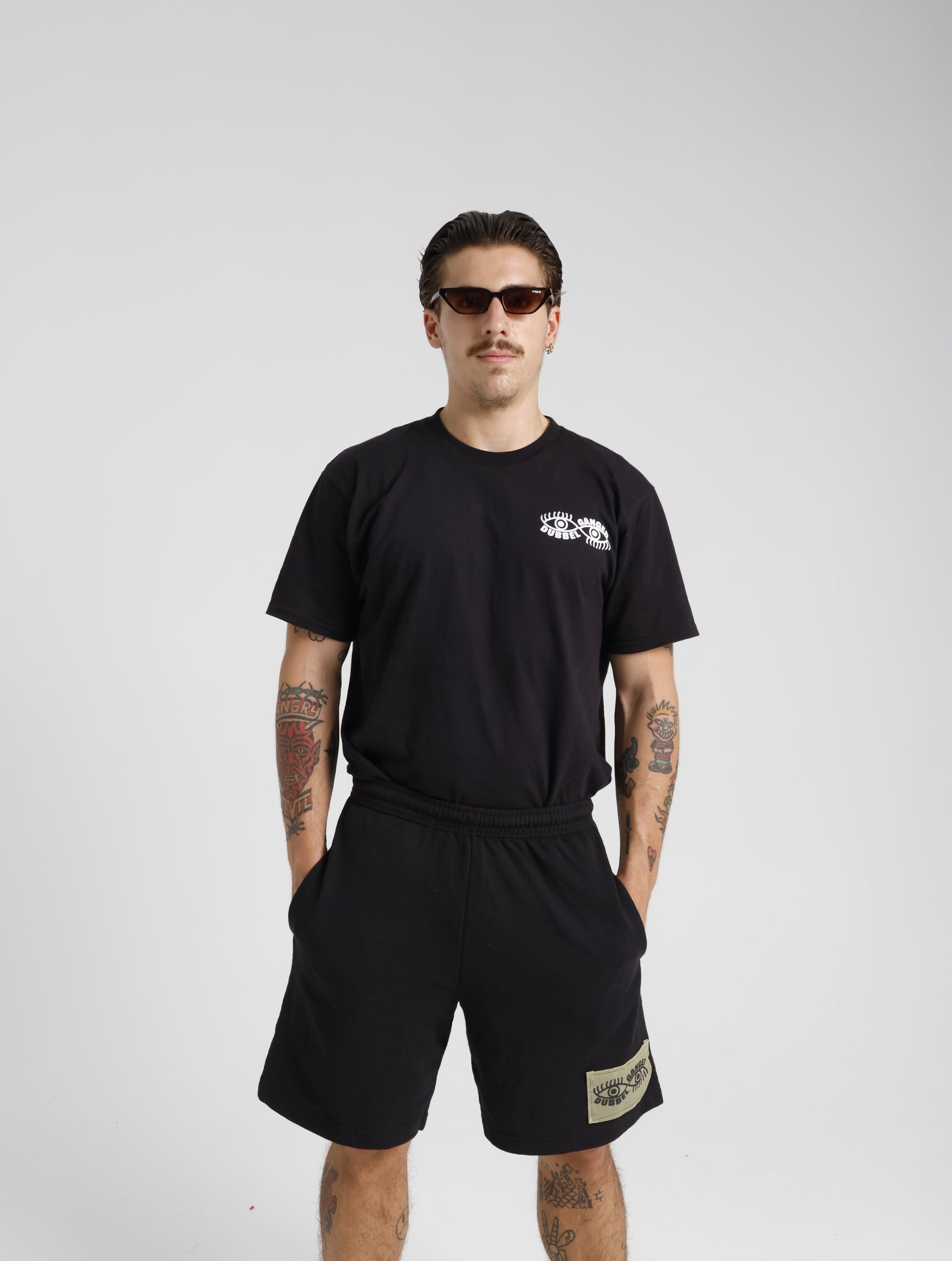 DUBBEL GÄNGER —  SHORTS BLACK