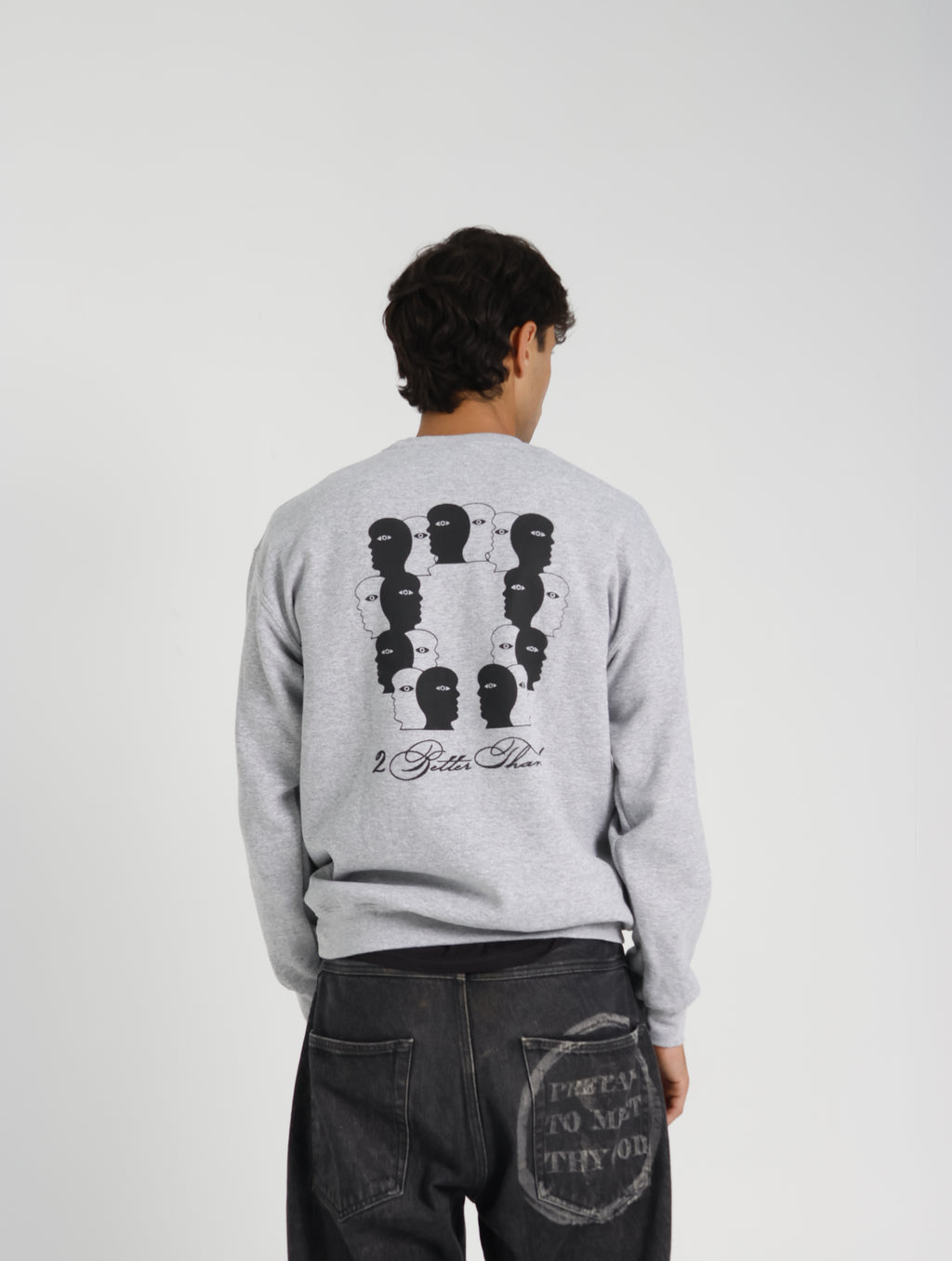 DUBBEL GÄNGER —  CIRCLE SWEATER GREY