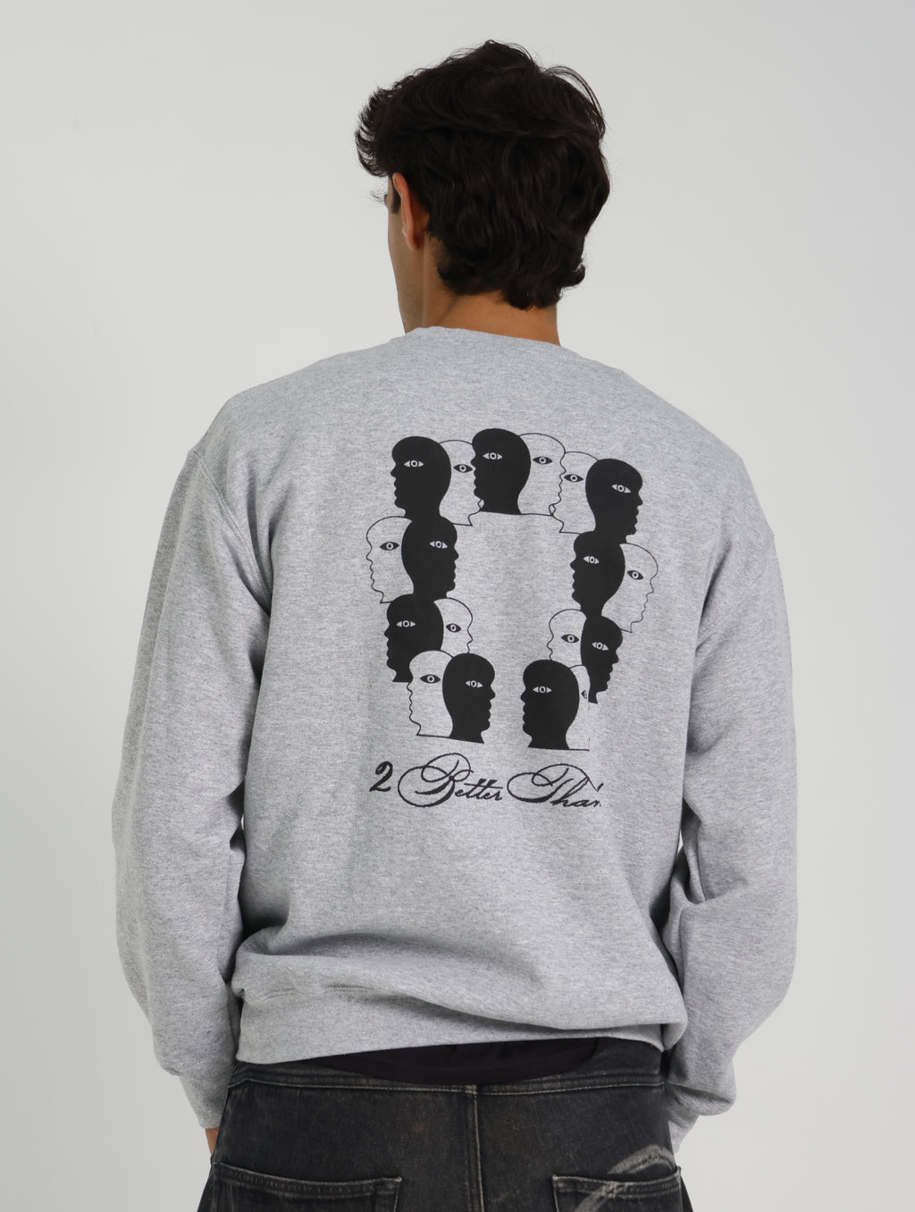 DUBBEL GÄNGER —  CIRCLE SWEATER GREY