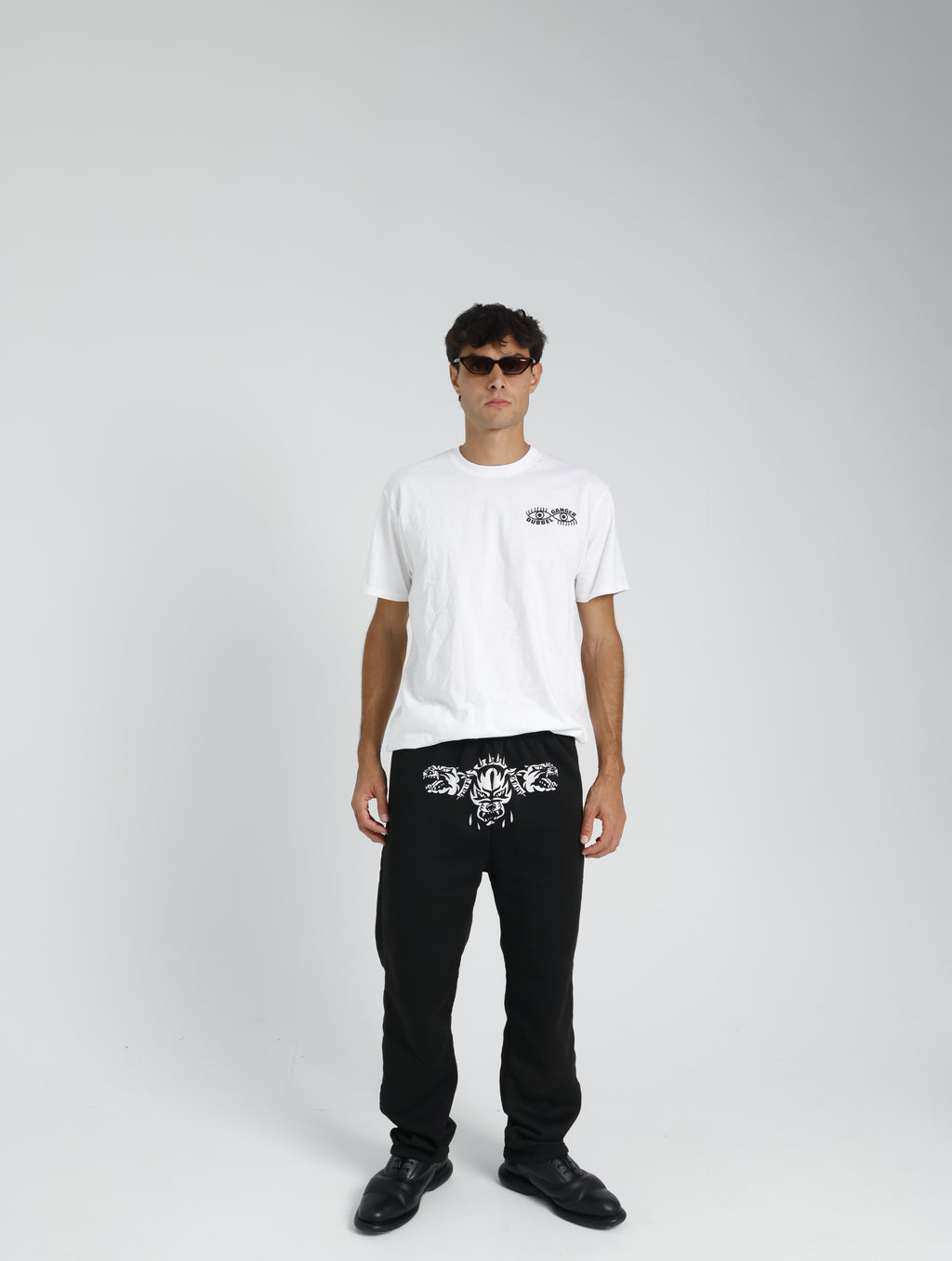 DUBBEL GÄNGER —  LOGO T-SHIRT WHITE