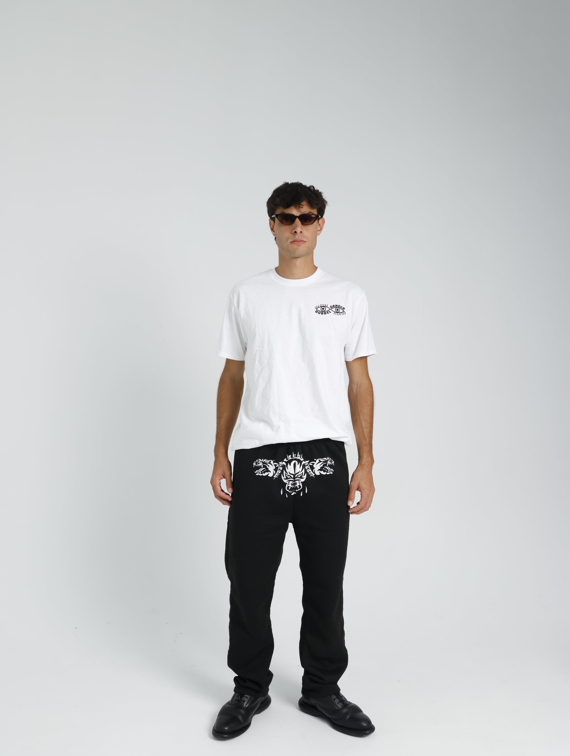 DUBBEL GÄNGER —  LOGO T-SHIRT WHITE