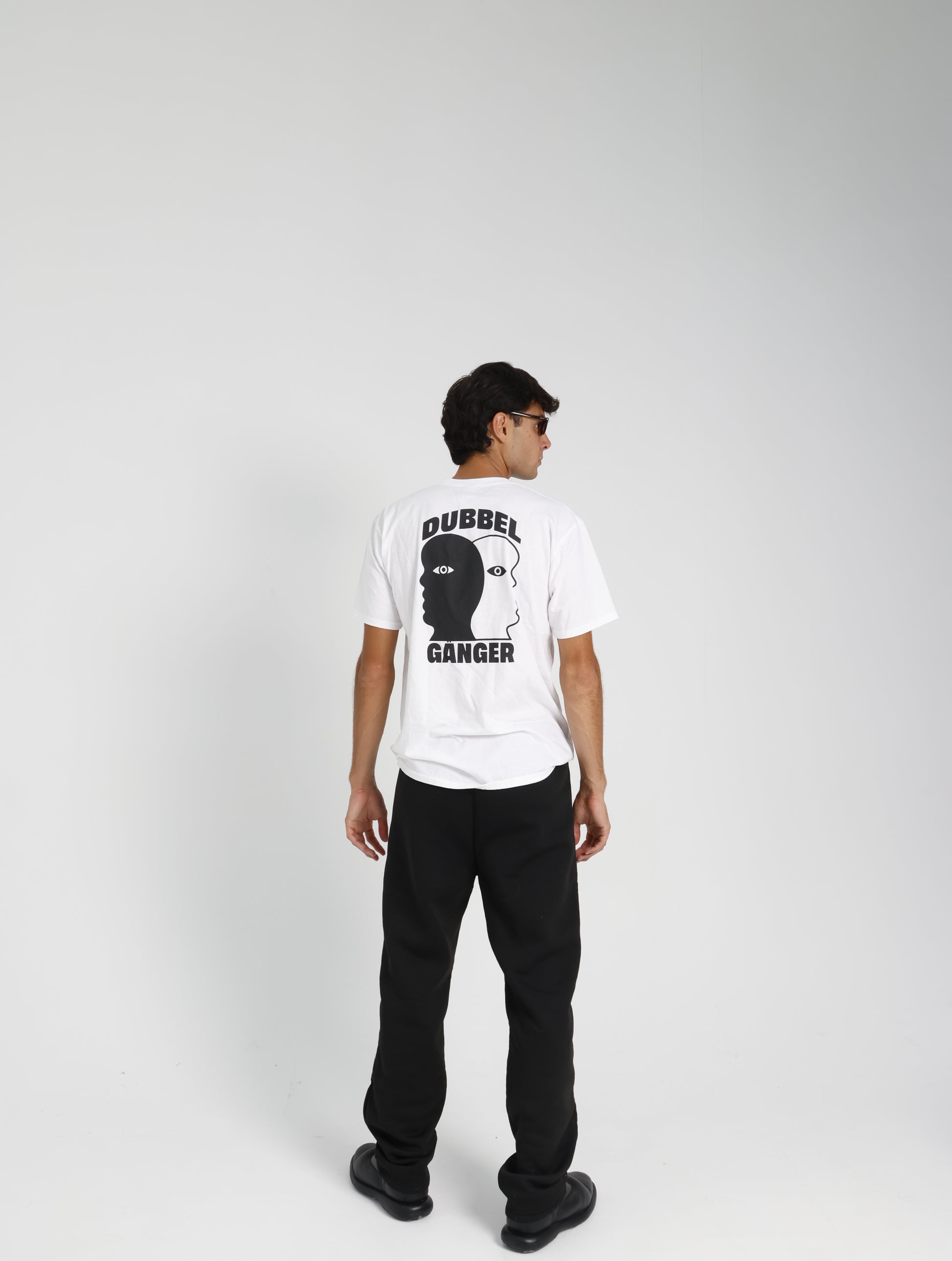 DUBBEL GÄNGER —  LOGO T-SHIRT WHITE