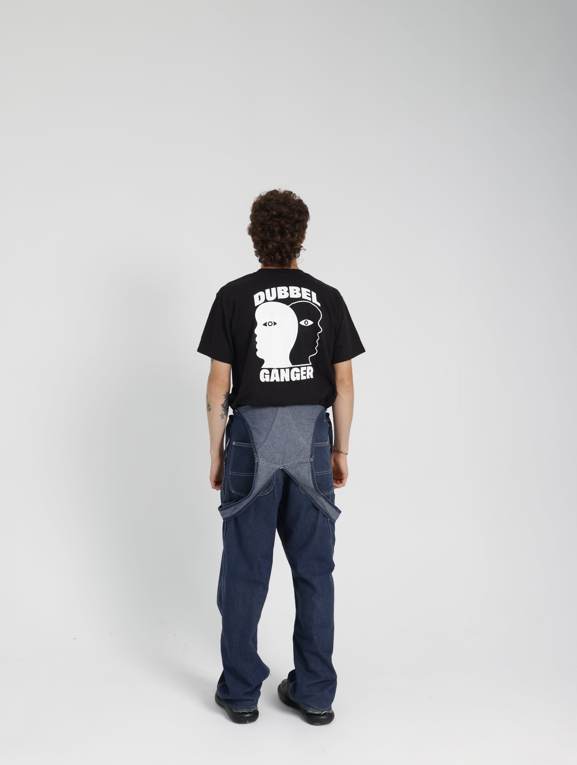 DUBBEL GÄNGER —  LOGO T-SHIRT BLACK