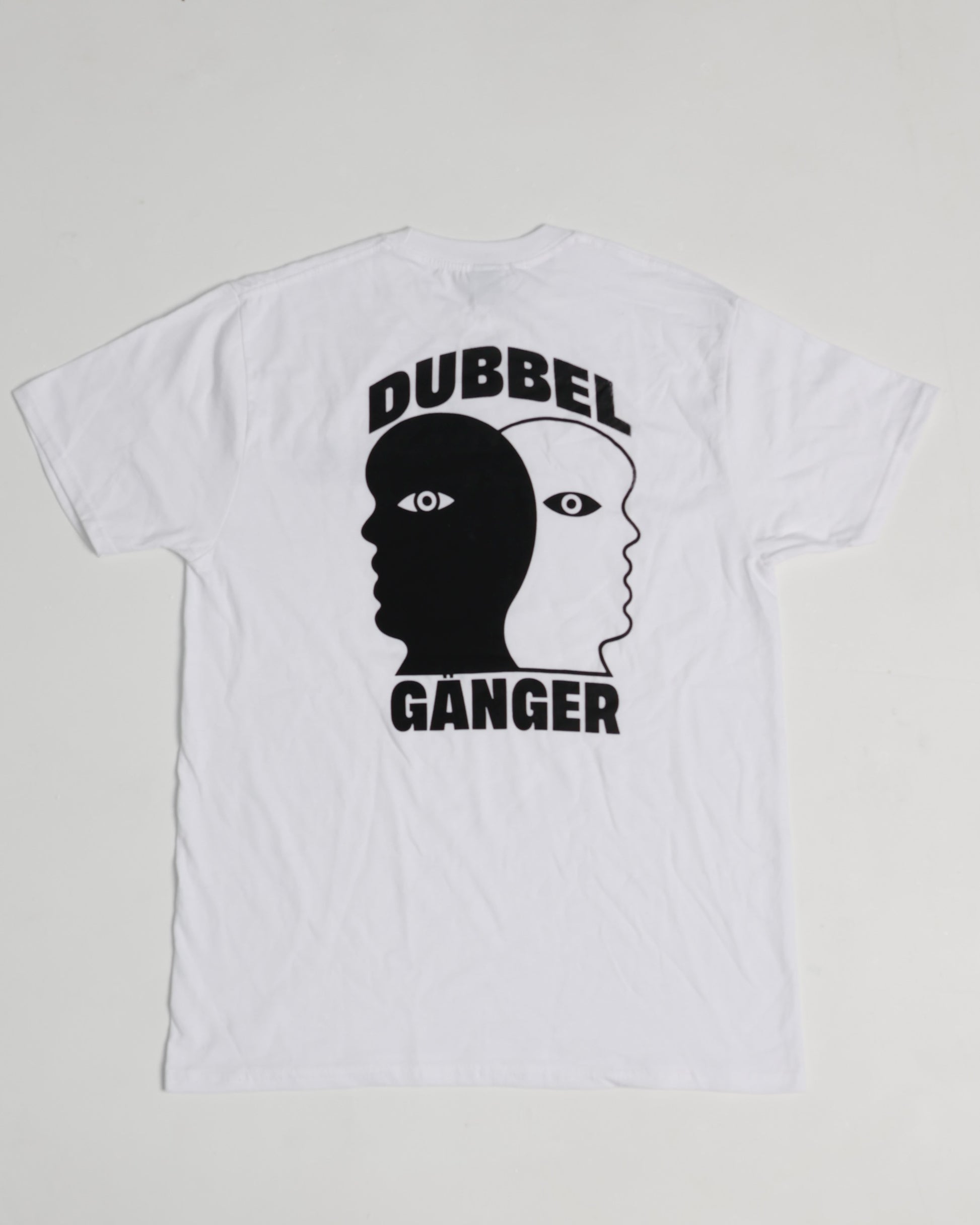 DUBBEL GÄNGER —  LOGO T-SHIRT WHITE