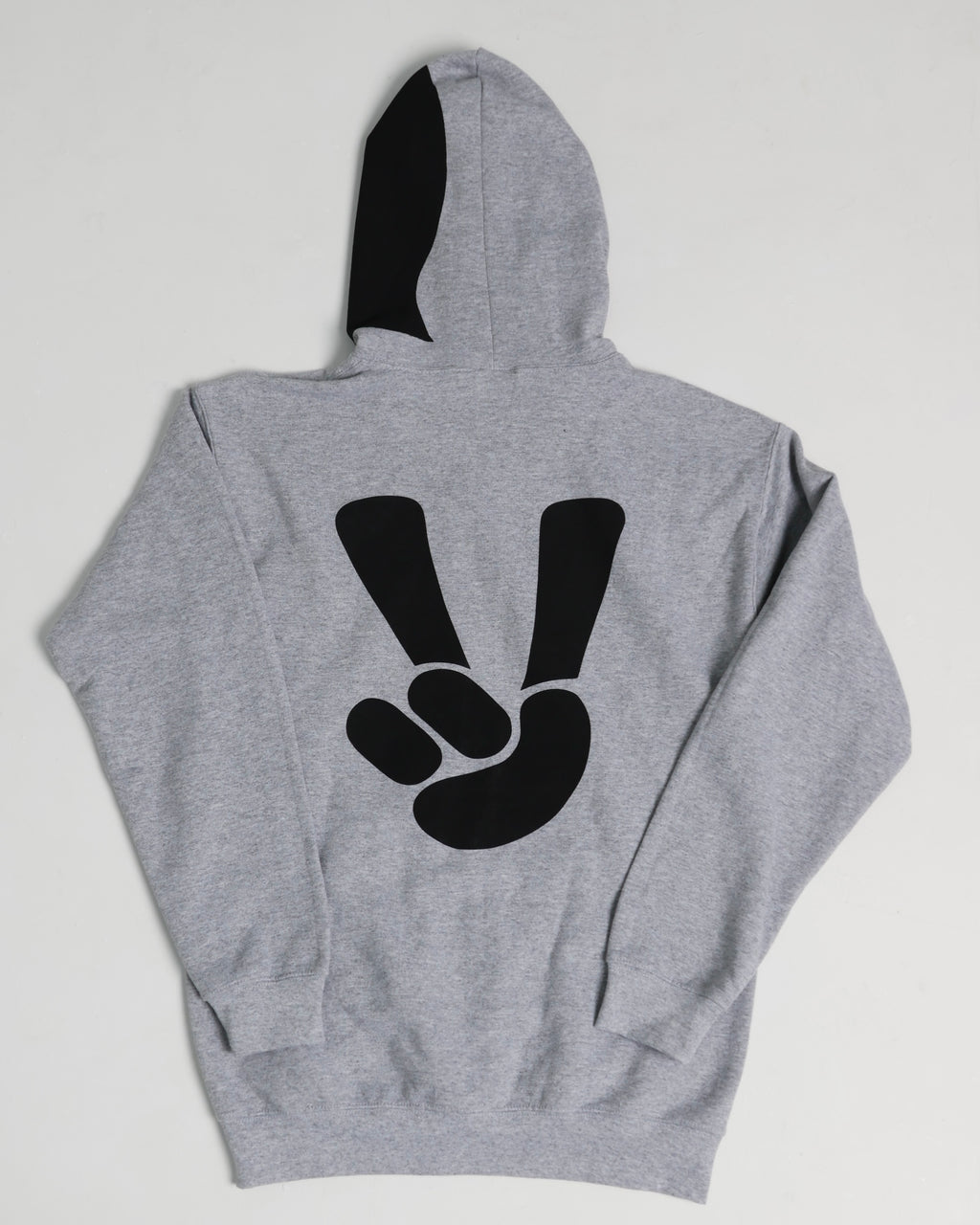 DUBBEL GÄNGER —  ZIP HOODIE GREY