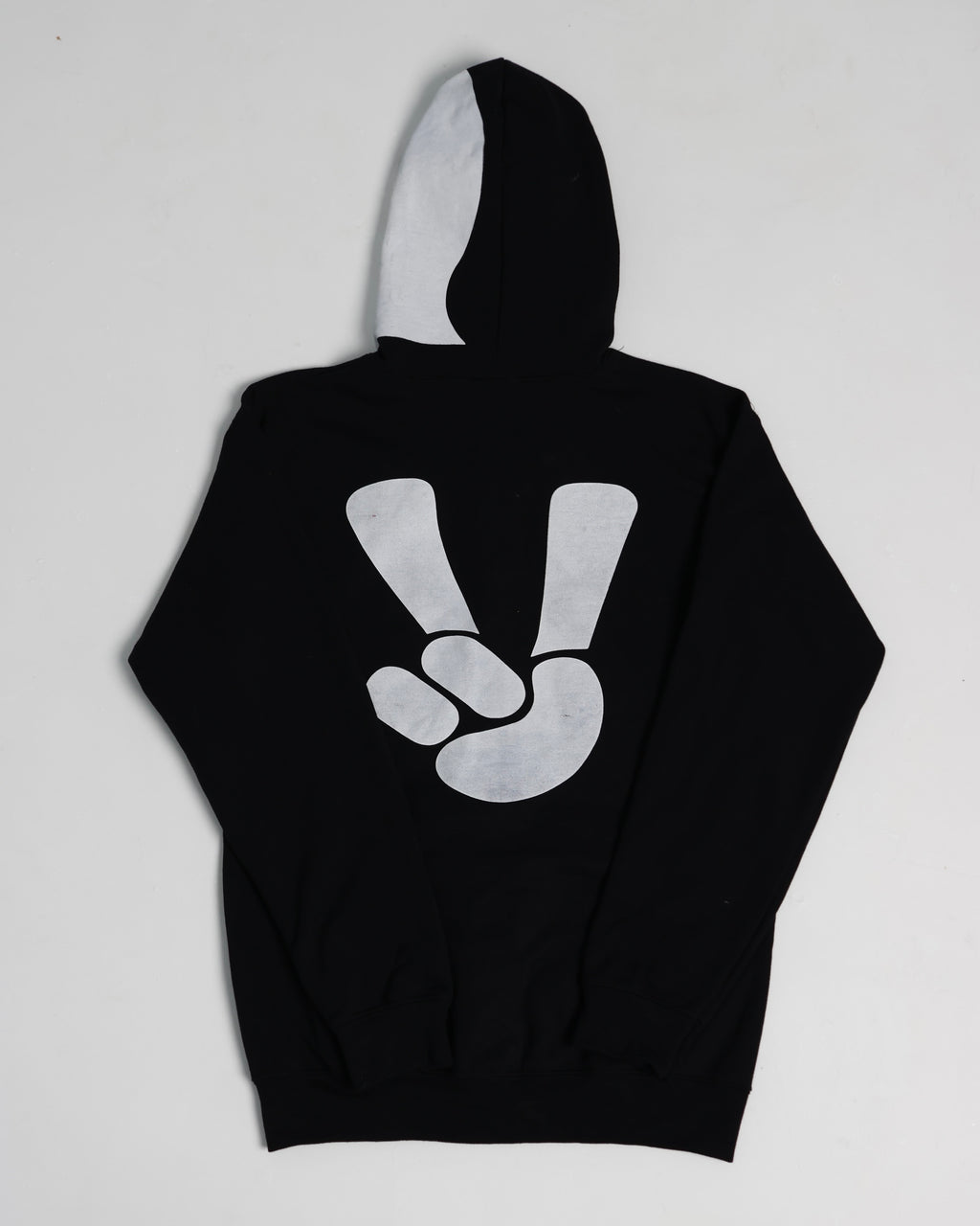 DUBBEL GÄNGER —  ZIP HOODIE BLACK