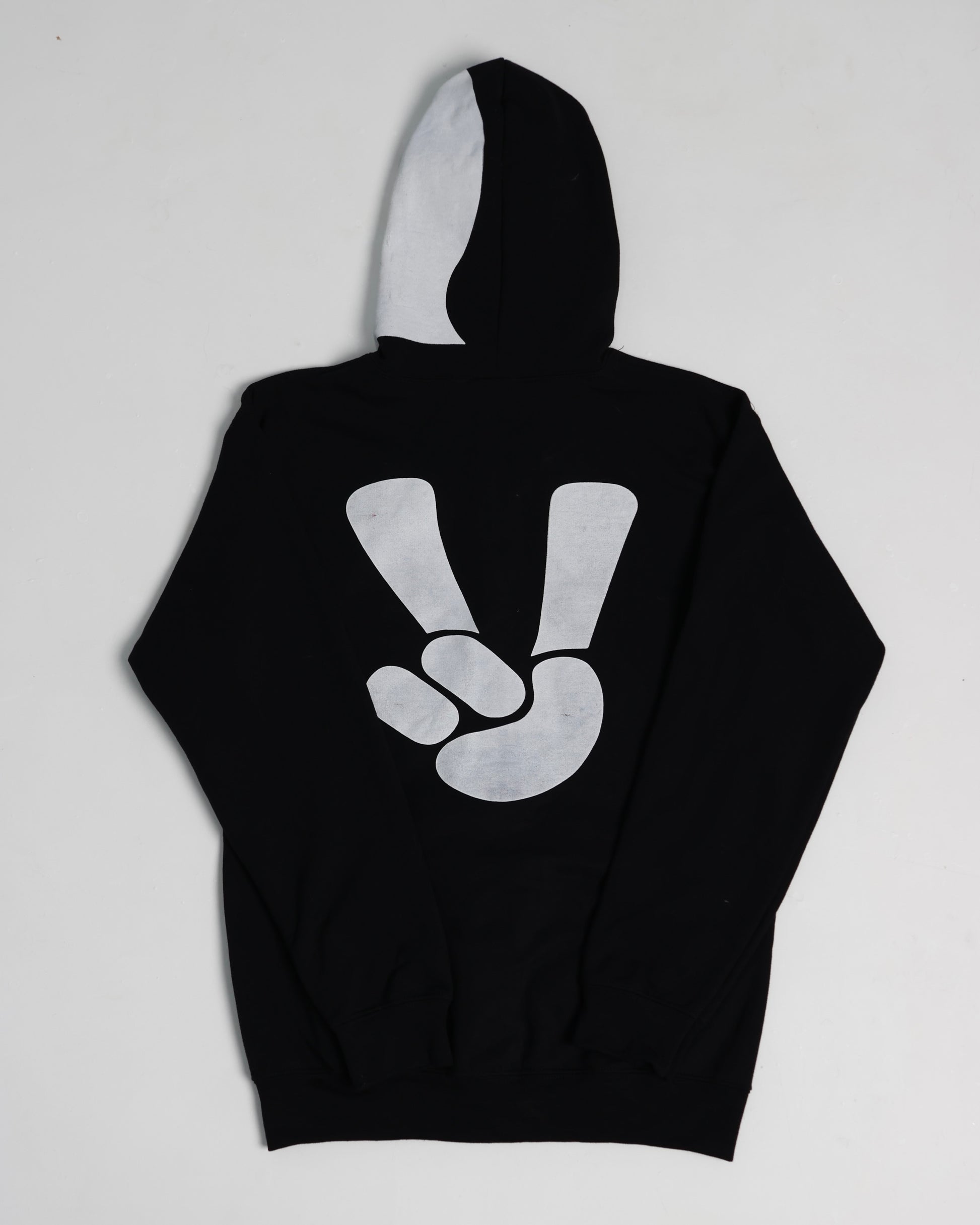 DUBBEL GÄNGER —  ZIP HOODIE BLACK