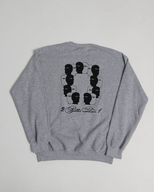 DUBBEL GÄNGER —  CIRCLE SWEATER GREY