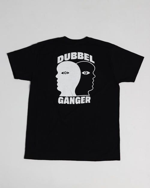 DUBBEL GÄNGER —  LOGO T-SHIRT BLACK