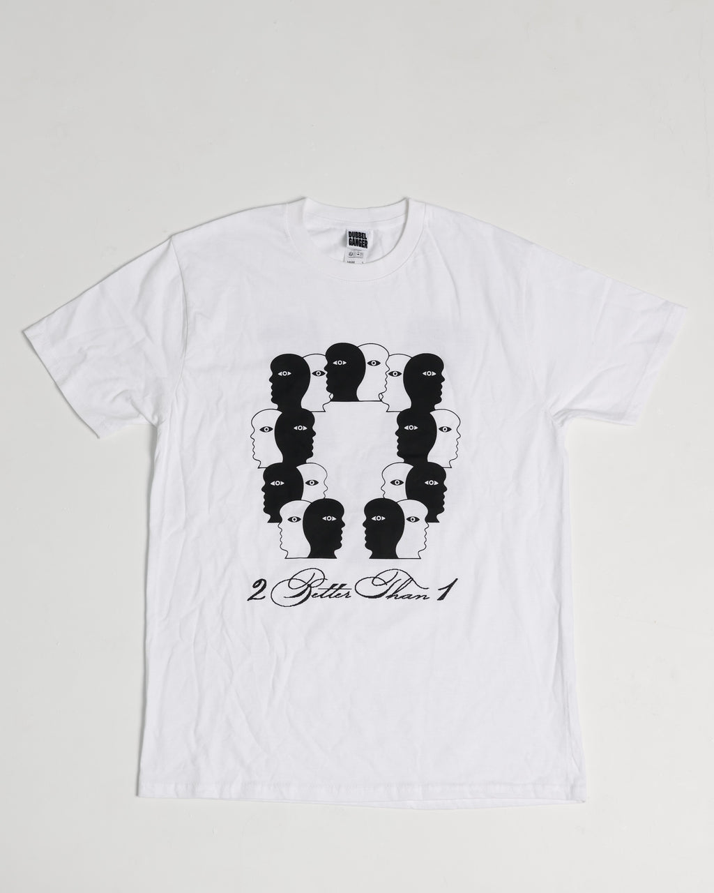 DUBBEL GÄNGER — PATTERN T-SHIRT WHITE