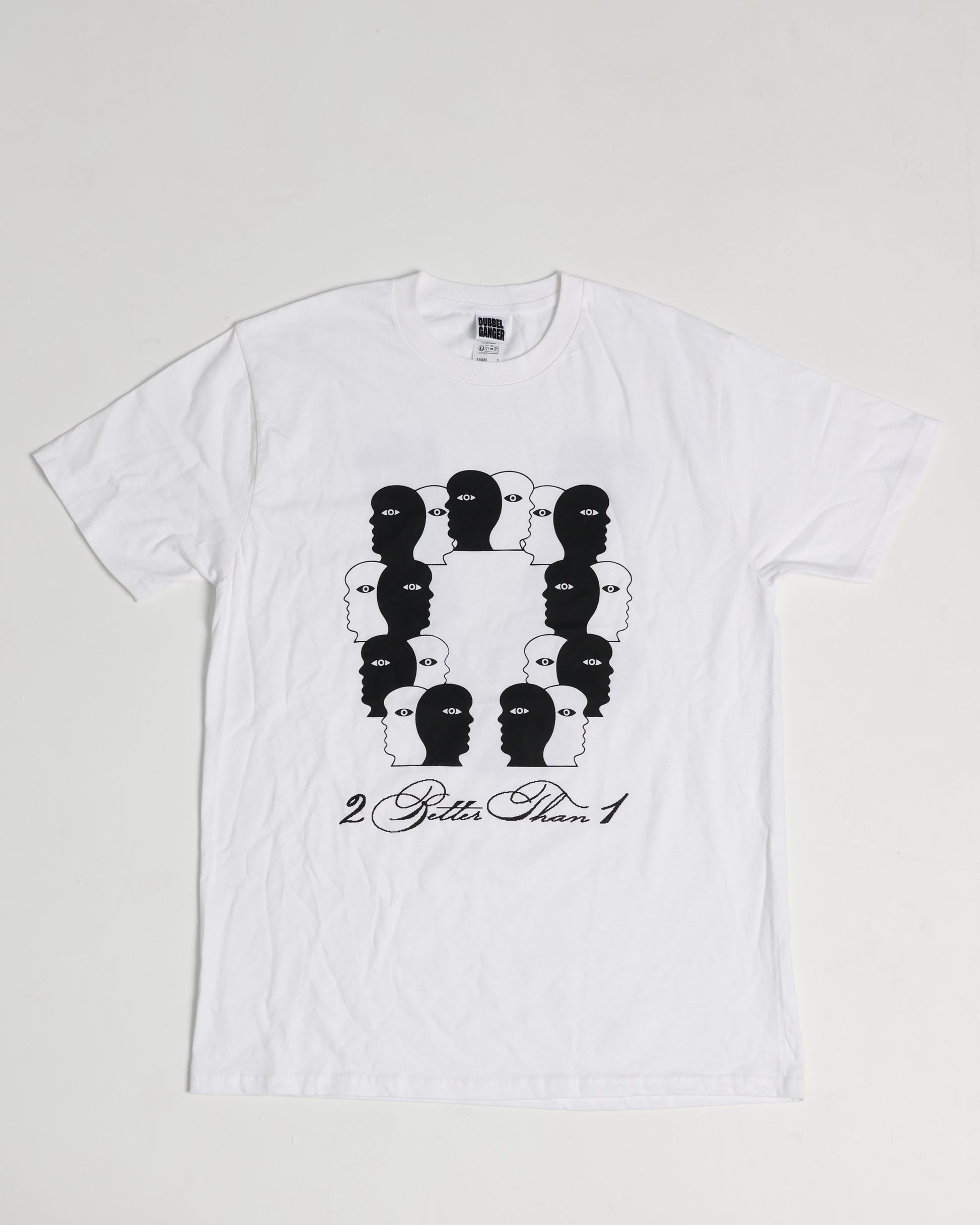 DUBBEL GÄNGER — PATTERN T-SHIRT WHITE