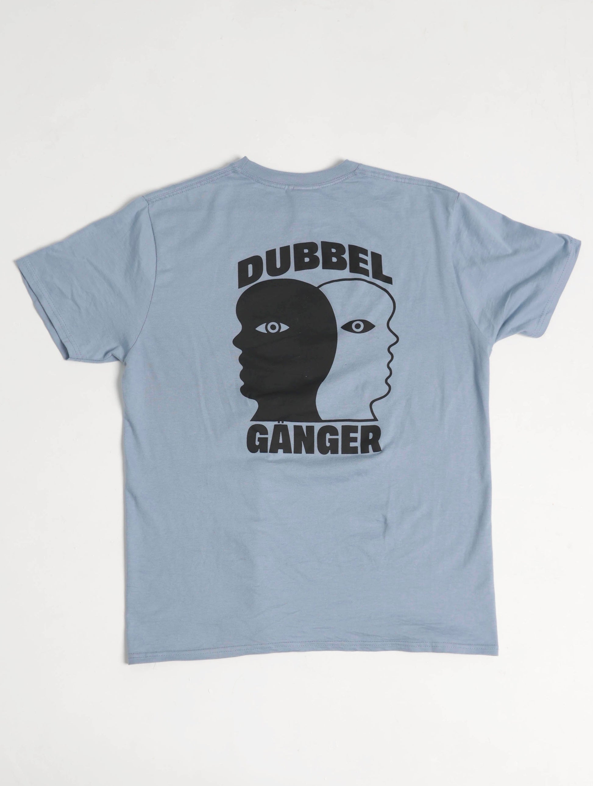 DUBBEL GÄNGER —  LOGO T-SHIRT LIGHT BLUE