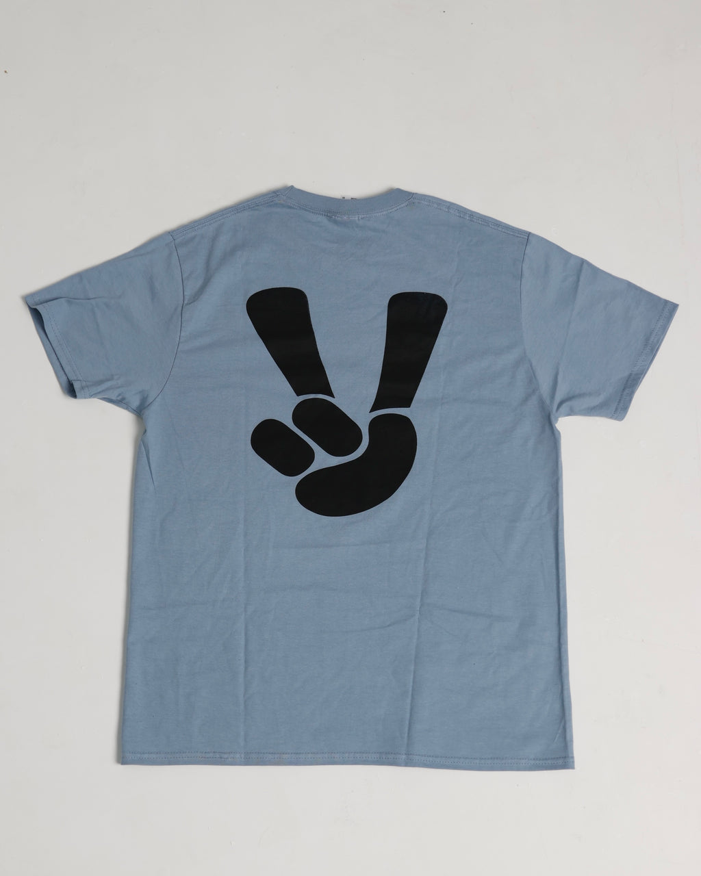 DUBBEL GÄNGER — PATTERN T-SHIRT LIGHT BLUE