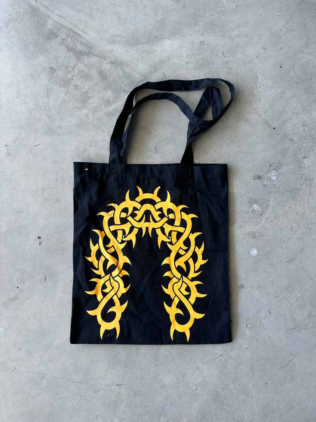 Yellow Spikes Tote Bag