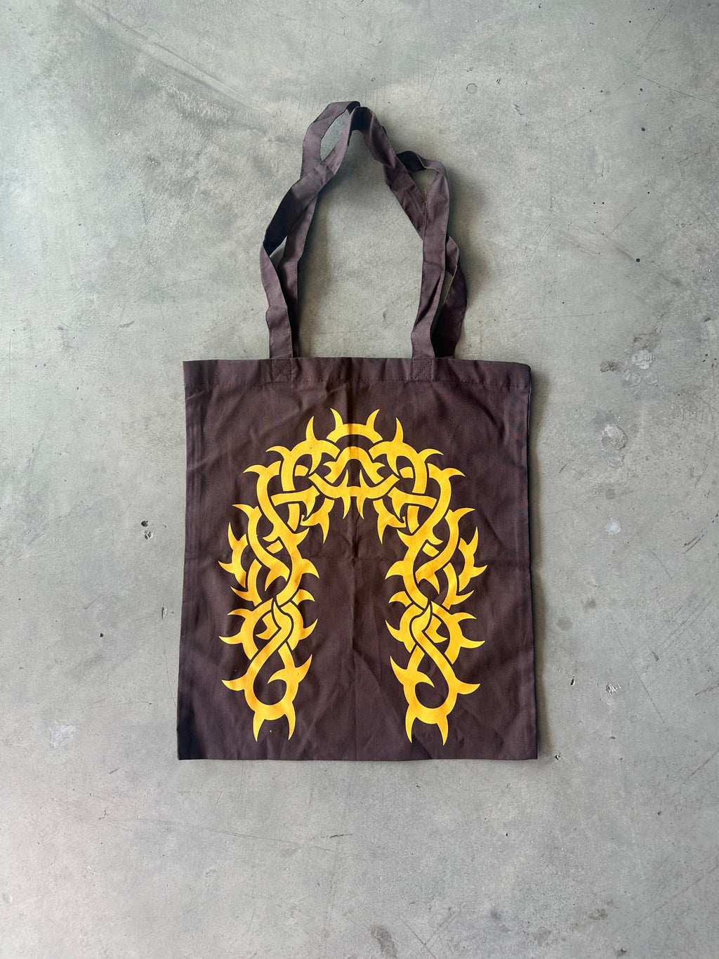 Yellow Spikes Tote